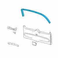 OEM Upper Molding Diagram - FL1Z-7842410-BB