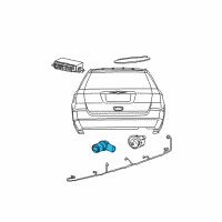 OEM 2006 Chrysler Pacifica Sensor-Park Assist Diagram - YK91ABEAA