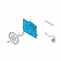 OEM Hyundai SHROUD-Radiator Diagram - 25350-3K280