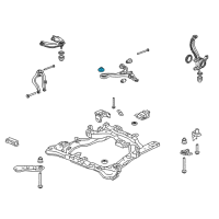 OEM 2006 Honda Accord Bush Assembly, Front Compliance Diagram - 51394-SDB-A11