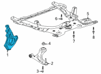 OEM 2022 Buick Encore GX Knuckle Diagram - 42757359