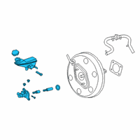 OEM 2022 Hyundai Venue Cylinder Assembly-Brake Master Diagram - 58510-K2310