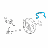 OEM 2022 Hyundai Venue Hose Assembly-Brake Booster Vacuum Diagram - 59130-K2200