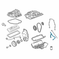 OEM GMC Savana 2500 Oil Tube Diagram - 12567456