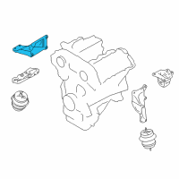 OEM 2015 Nissan GT-R Engine Mounting Bracket, Right Diagram - 11232-JF00A
