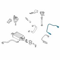 OEM Kia Rio Oxygen Sensor Assembly, Front Diagram - 392102B500