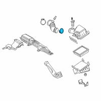 OEM Toyota Corolla Inlet Hose Clamp Diagram - 96111-10730