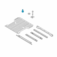 OEM Ford F-350 Super Duty Mount Bolt Pin Diagram - 4L3Z-5K373-AA