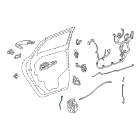 OEM 2019 Chevrolet Trax Lock Rod Diagram - 20771973