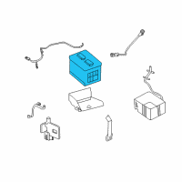 OEM 1996 Dodge Stratus Battery-Storage Diagram - BB75F101AA