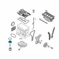 OEM 2012 Kia Sportage Cooler Assembly-Engine Oil Diagram - 264102G000
