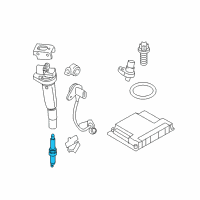 OEM 2015 BMW 228i xDrive Spark Plug, High Power Diagram - 12-12-0-042-724