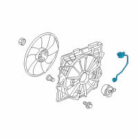 OEM 2011 Cadillac CTS Resistor Diagram - 25881844