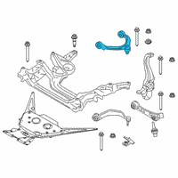 OEM 2019 BMW M5 Top Left Camber Correction Control Arm Diagram - 31-10-8-053-327