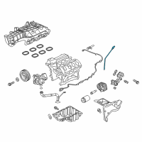 OEM Ford F-150 INDICATOR ASY - OIL LEVEL Diagram - ML3Z-6750-B