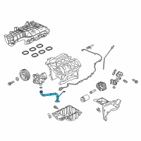 OEM Ford F-150 Oil Pick-Up Diagram - HL3Z-6622-A