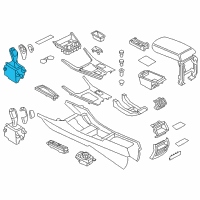 OEM 2014 BMW 650i xDrive Gear Selector Switch Diagram - 61-31-7-950-396