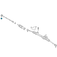 OEM Lincoln Stabilizer Link Nut Diagram - -W705606-S440