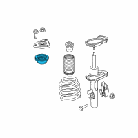 OEM Ford Focus Upper Bearing Diagram - DV6Z-18198-D