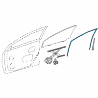 OEM Toyota Corolla Run Channel Diagram - 68141-02320