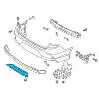 OEM 2019 Hyundai Sonata Cover-RR BPR Under Ctr Diagram - 86697-E6700