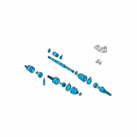 OEM 2003 Nissan Maxima Shaft Assy-Front Drive, LH Diagram - 39101-5Y815