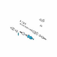 OEM 1997 Nissan Maxima Repair Kit - Dust Boot, Inner Diagram - C9GDA-55E8H