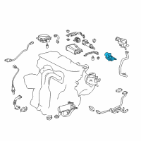 OEM 2014 Toyota Camry EGR Valve Diagram - 25620-36060