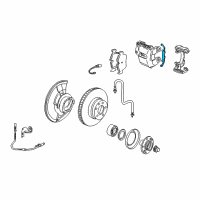 OEM 1997 BMW 540i Clip Diagram - 34-11-1-163-488