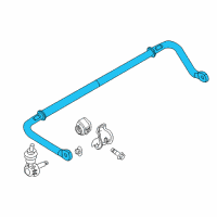 OEM 2015 Ford Focus Stabilizer Bar Diagram - DV6Z-5A772-B