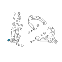 OEM 2012 Nissan NV3500 Nut Diagram - 08911-2461A