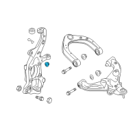 OEM 2012 Nissan NV2500 Nut-Knuckle Spindle Diagram - 40262-1PA0A