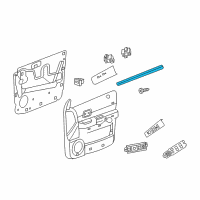 OEM 2009 Chrysler Aspen WEATHERSTRIP-Front Door Belt Inner Diagram - 55364230AE