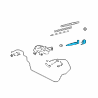 OEM Scion xD Rear Arm Diagram - 85241-52150