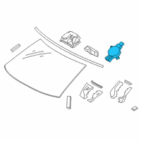 OEM Toyota Rain Sensor Diagram - 89941-WAA05