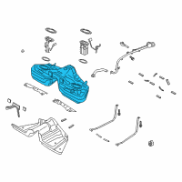 OEM Ford Mustang Fuel Tank Diagram - FR3Z-9002-B