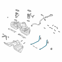 OEM 2022 Ford Mustang Tank Strap Diagram - FR3Z-9092-A