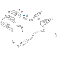 OEM Ford Escape Flex Tube Gasket Diagram - 3S4Z-9450-EA