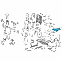 OEM 2010 Lexus GX460 Heater Assembly, Seat Diagram - 87510-60580