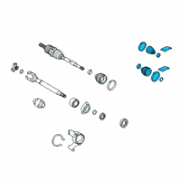 OEM 2021 Toyota RAV4 Boot Kit Diagram - 04427-08230