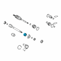 OEM 2016 Toyota Highlander Bearing Diagram - 90363-A0007