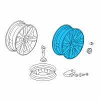 OEM 2020 Acura RLX Wheel Assembly, Aluminum (19X8J) (Tpms) (Enkei) Diagram - 42800-TY2-A72