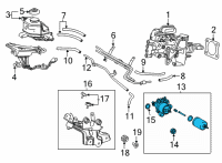 OEM 2017 Toyota Mirai Booster Diagram - 47070-62040