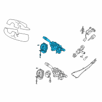 OEM 2005 Kia Amanti Switch Assembly-Multifunction Diagram - 934003F700