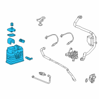 OEM 2015 Chevrolet Malibu Vapor Canister Diagram - 84163666