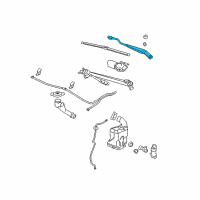OEM Chevrolet Malibu Wiper Arm Diagram - 22873375