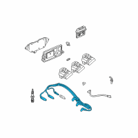 OEM 2000 Chevrolet Impala Wire Kit, Spark Plug Diagram - 19170842