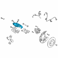 OEM 2020 Hyundai Elantra GT Cylinder Machining, LH Diagram - 58211-G3500