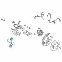 OEM 2019 Hyundai Elantra GT Spring-Pad Diagram - 58244-G3500