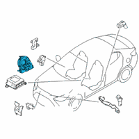 OEM 2019 Toyota Yaris Clock Spring Diagram - 84306-WB002